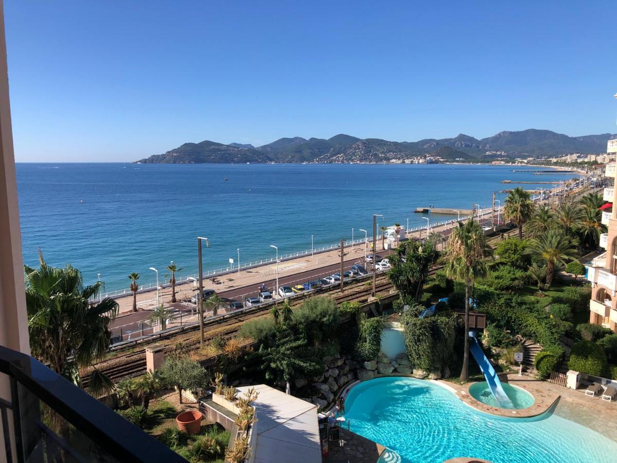Cannes Apartment With Sea View, Aircondition And Parking Extérieur photo